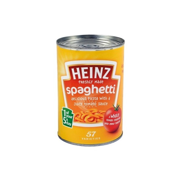 BOTE DE CAMUFLAJE / LATA DE OCULTACIÓN HEINZ (SPAGHETTI)