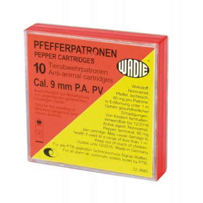 ÁS PEPPER 10 UNIDADES PARA PISTOLAS PAK 9 MM
