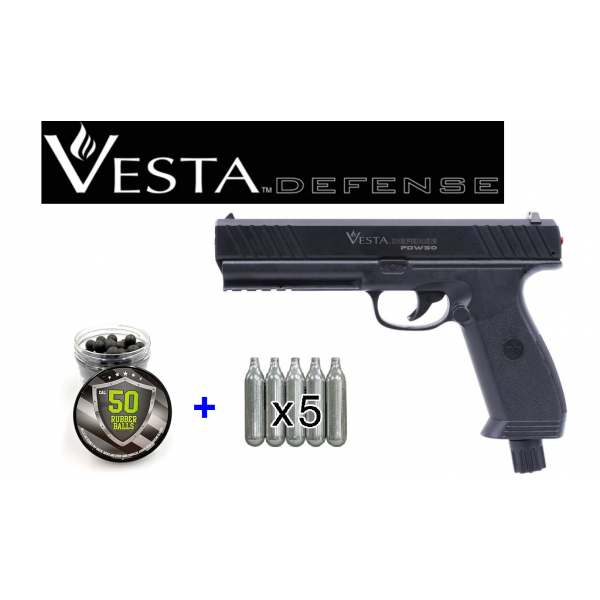 PISTOLA DE DEFENSA PERSONAL VESTA PDW50 CON 14 JULIOS DE POTENCIA
