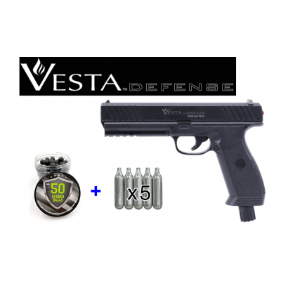 PISTOLA DE DEFENSA PERSONAL VESTA PDW50 CON 14 JULIOS DE POTENCIA