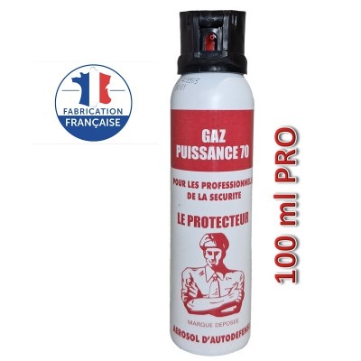 SPRAY DE DEFENSA PERSONAL ANTIAGRESION GAS CS GRAN CAPACIDAD 100 ML