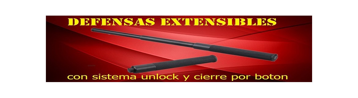 Defensas Extensibles | Compra Material de Defensa al mejor precio